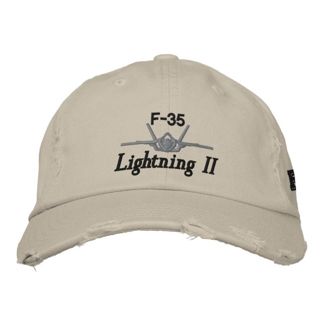 F-35 Golf Hat Broderad Keps (Framsida)