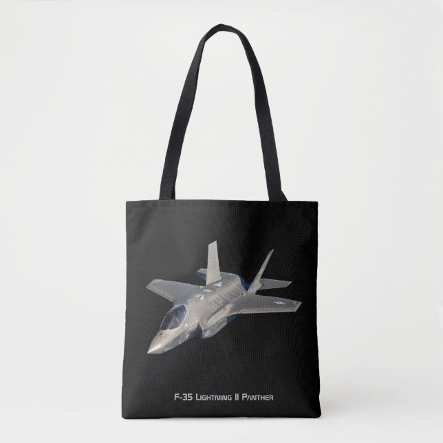 F-35 Lightning II Panther Jet Fighter Tygkasse (Framsida)