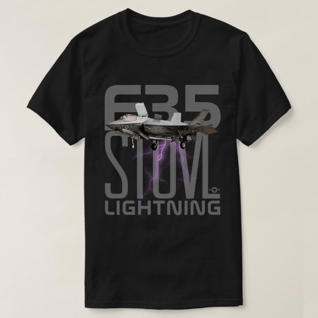  F-35 Lightning II T Shirt (Design framsida)