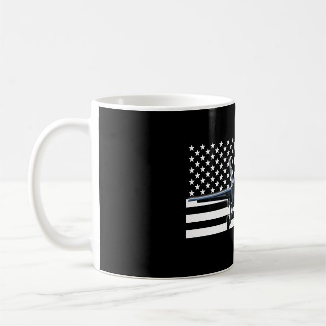 F-35 (svart flagga) kaffemugg (Vänster)