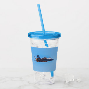 F-35A Blixt II Akryltumlare Take Away Mugg