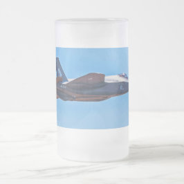 F-35A Blixt II Frosted Glass Beer Mugg
