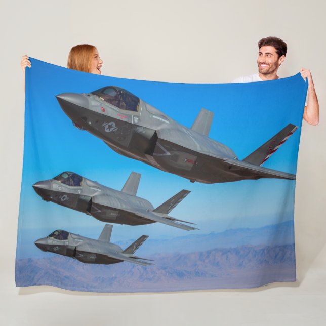 F-35B BLIXTER II FLEECEFILT (På plats)