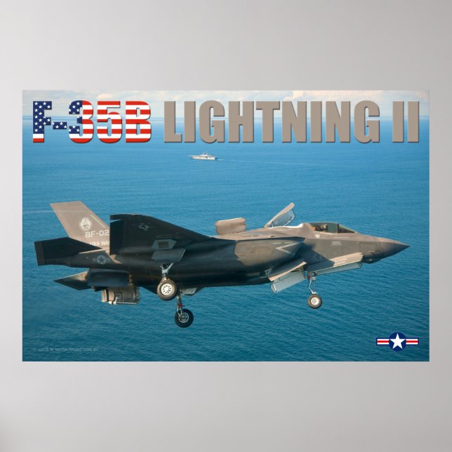 F-35B BLIXTER II POSTER (Framsidan)