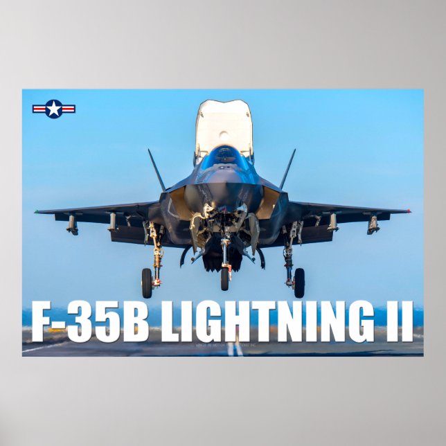 F-35B BLIXTER II POSTER (Framsidan)