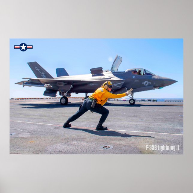 F-35B BLIXTER II POSTER (Framsidan)