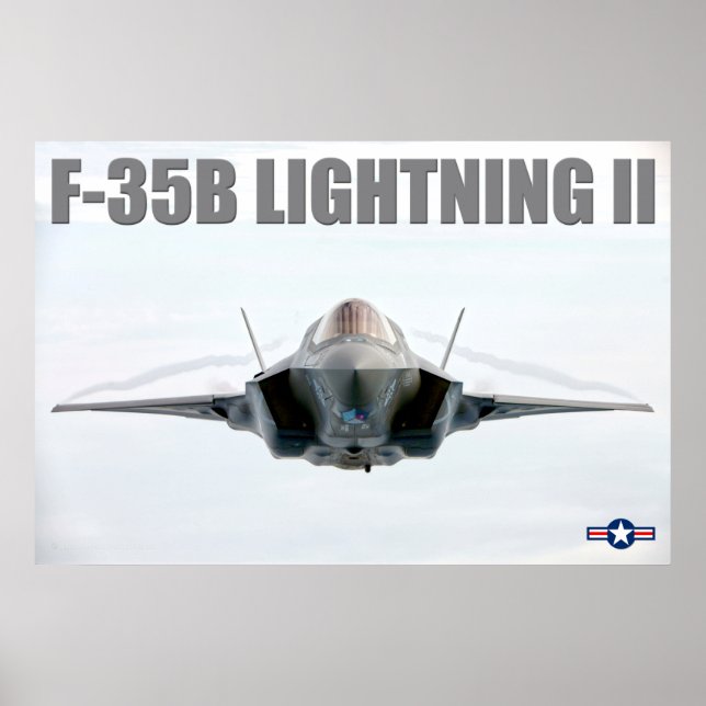 F-35B BLIXTER II POSTER (Framsidan)