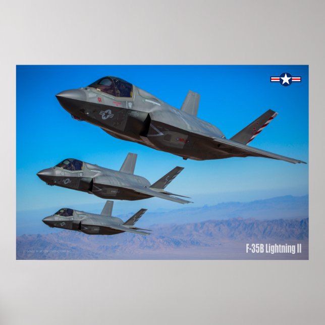 F-35B BLIXTER II POSTER (Framsidan)