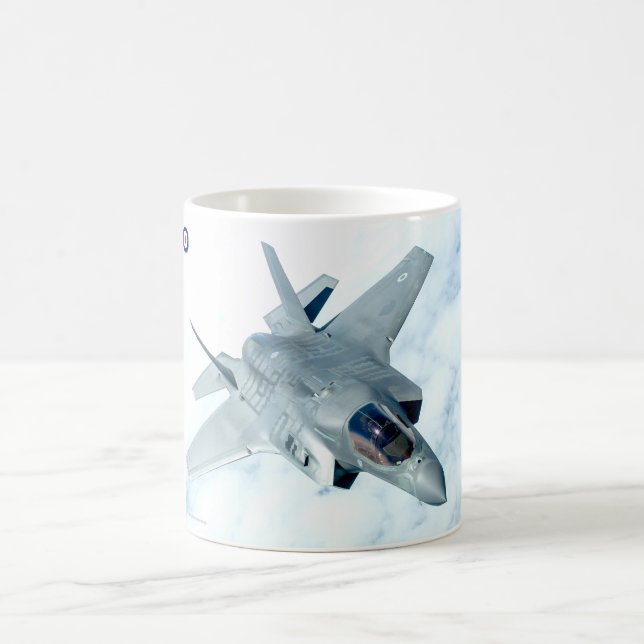 F-35B LIGHXT II (Storbritannien) Kaffemugg (Center)