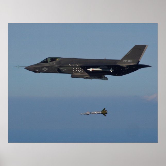F-35C Blixt II Poster (Framsidan)