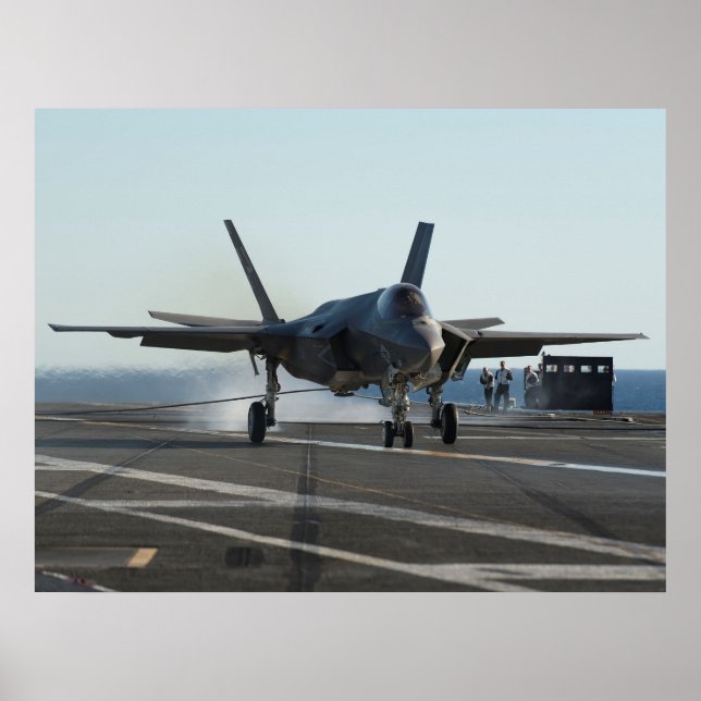 F-35C Blixt II Poster (Framsidan)