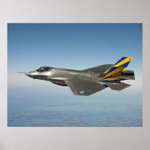 F-35C Blixt II Poster