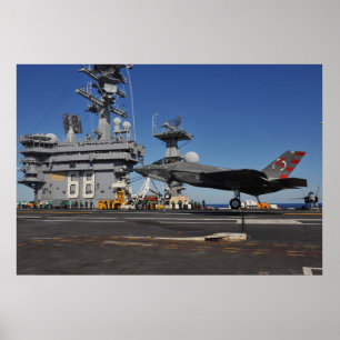F-35C Blixt II Poster