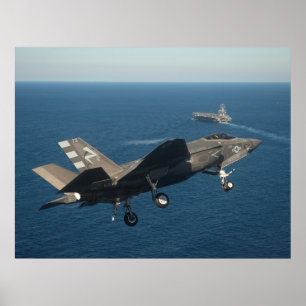 F-35C Blixt II Poster