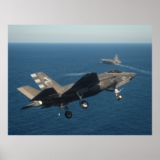 F-35C Blixt II Poster (Framsidan)