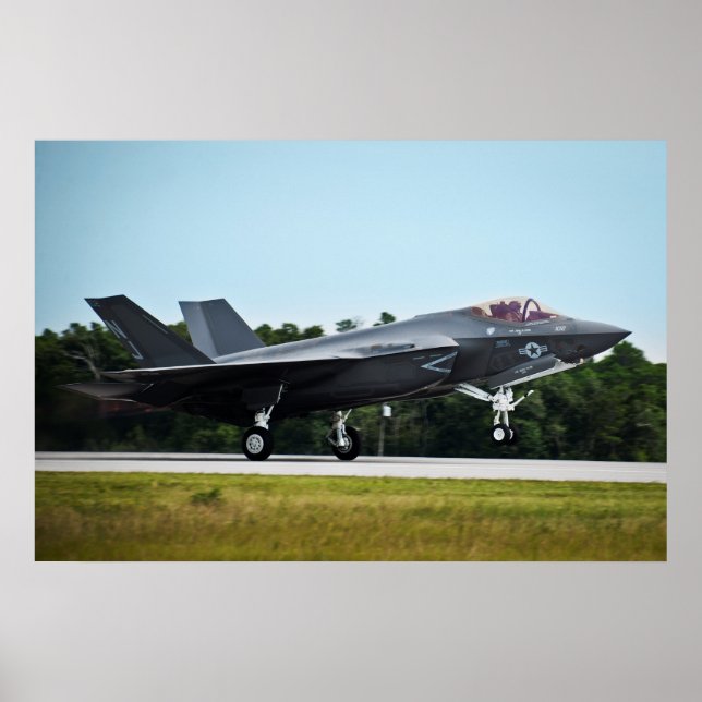 F-35C Blixt II Poster (Framsidan)