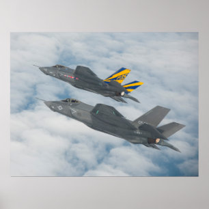 F-35C Blixt II Poster