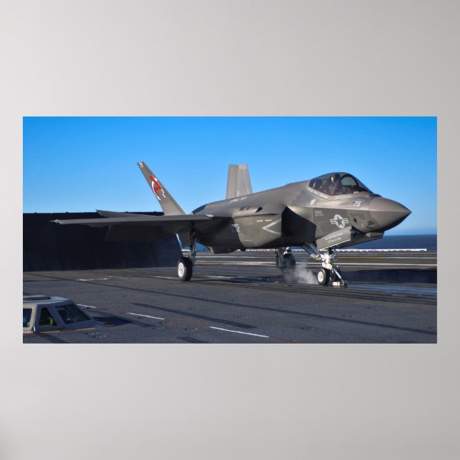 F-35C Blixt II Poster (Framsidan)