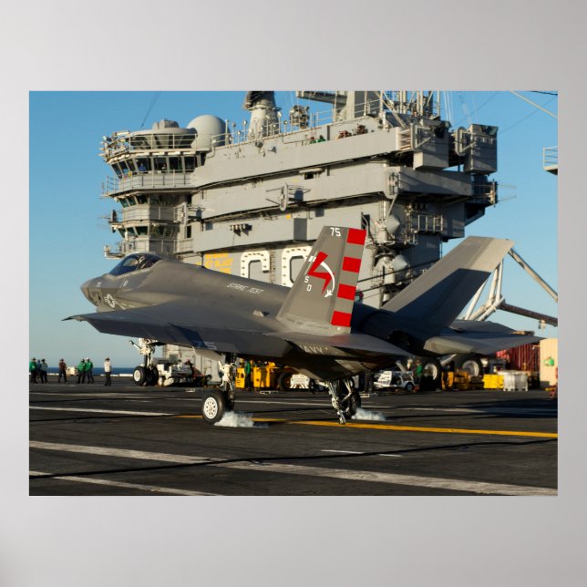 F-35C Blixt II Poster (Framsidan)
