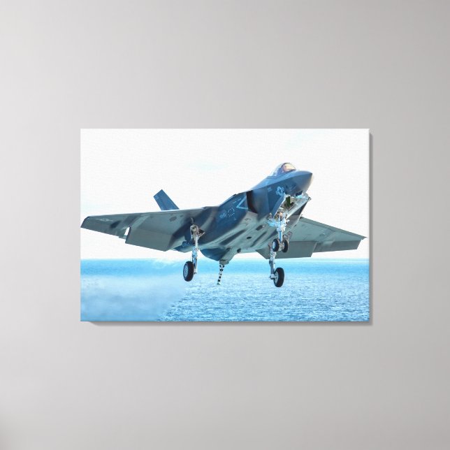 F-35C BLIXTER II 24 x 36 Canvastryck (Framsida)