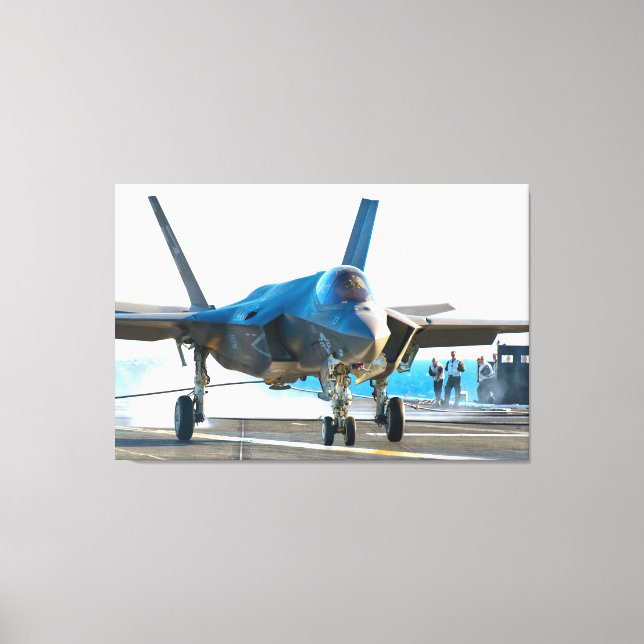 F-35C BLIXTER II 32 x 48 Canvastryck (Framsida)