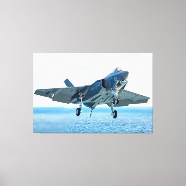 F-35C BLIXTER II 40 x 60 Canvastryck (Framsida)