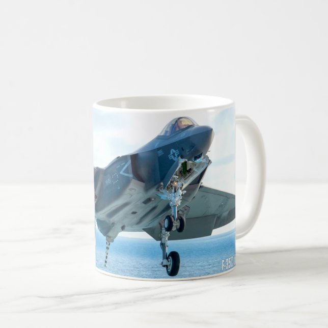 F-35C BLIXTER II Krok ned Mugg (Framsida höger)