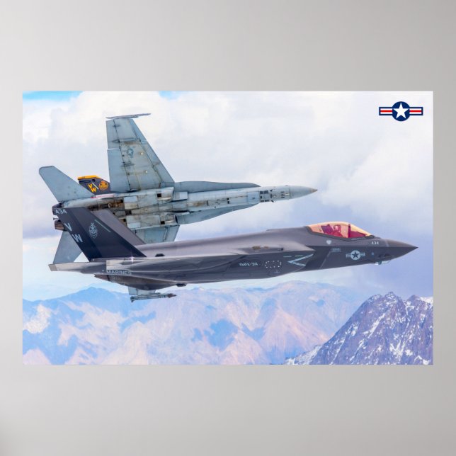 F-35C BLIXTER II POSTER (Framsidan)