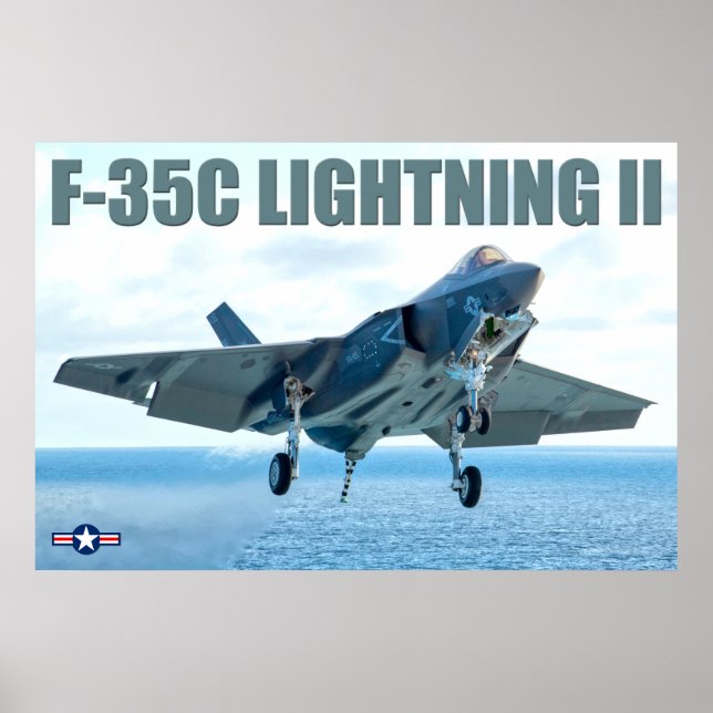 F-35C BLIXTER II POSTER (Framsidan)