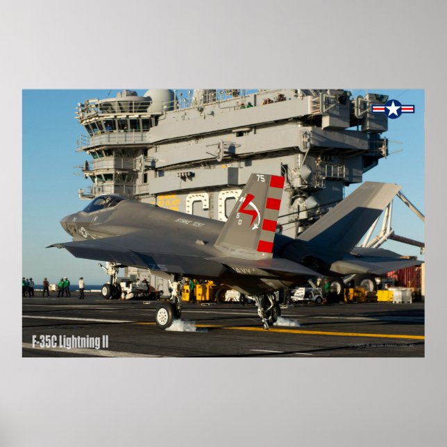 F-35C BLIXTER II POSTER (Framsidan)