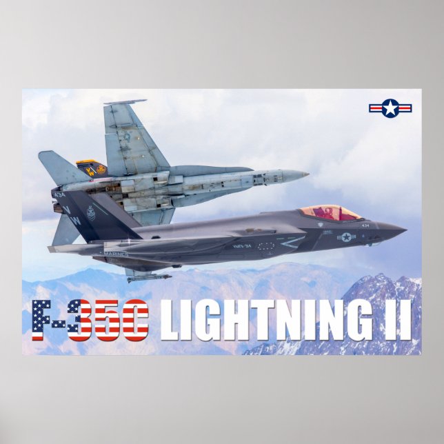 F-35C BLIXTER II POSTER (Framsidan)