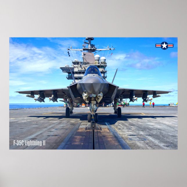 F-35C BLIXTER II POSTER (Framsidan)