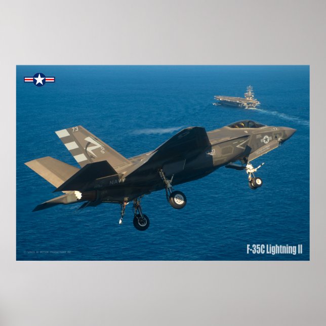 F-35C BLIXTER II POSTER (Framsidan)
