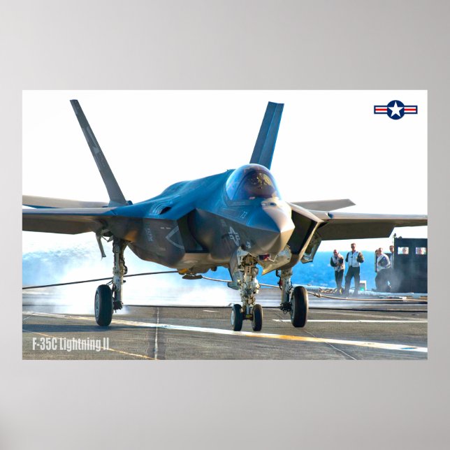 F-35C BLIXTER II POSTER (Framsidan)