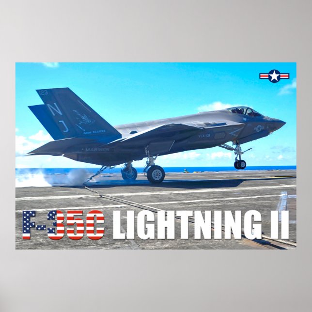 F-35C BLIXTER II POSTER (Framsidan)