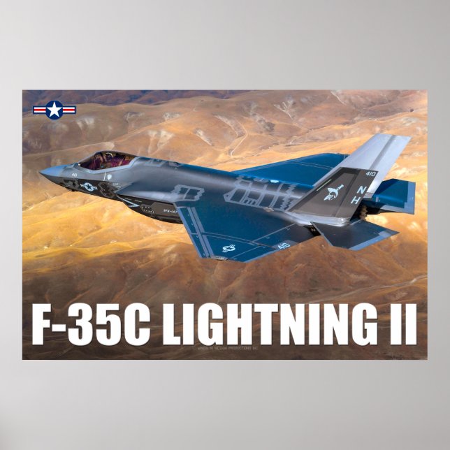 F-35C BLIXTER II POSTER (Framsidan)
