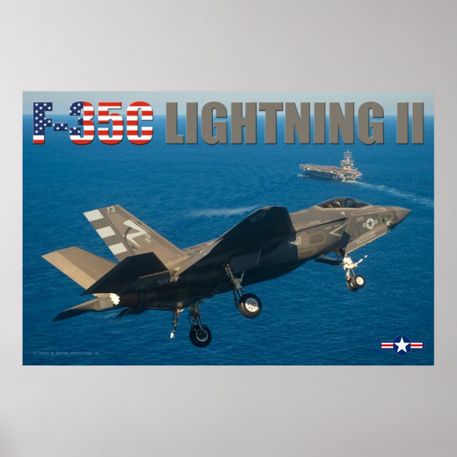 F-35C BLIXTER II POSTER (Framsidan)