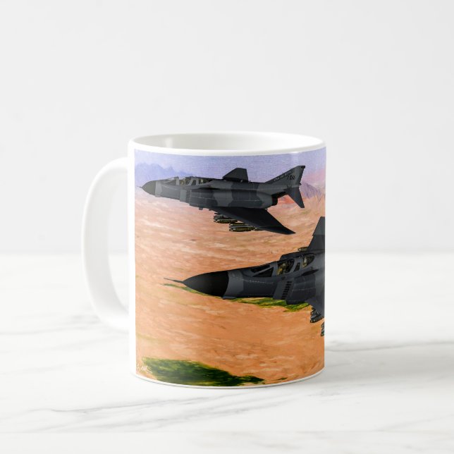 F-4 fantom II Kaffemugg (Framsida vänster)
