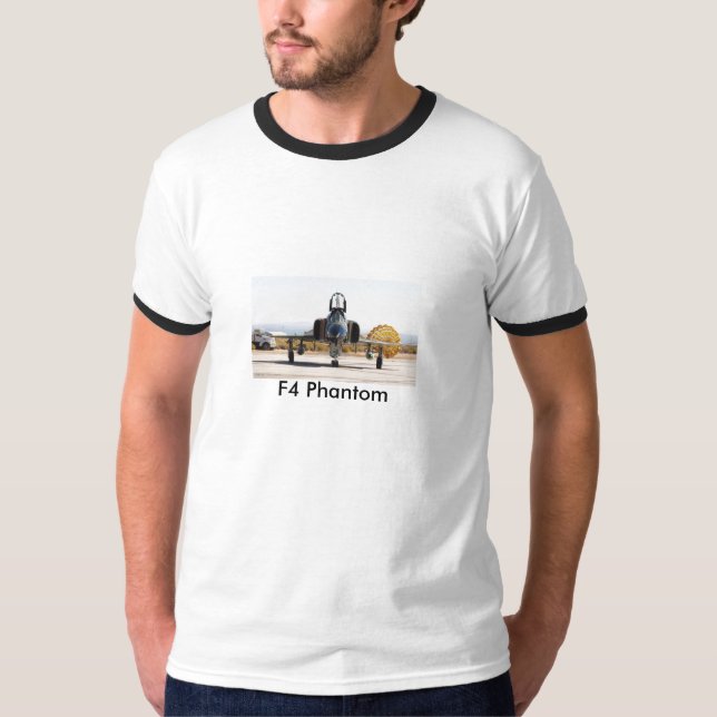 F-4 fantom med friktionsbanan, fantom F4 T Shirt (Framsida)