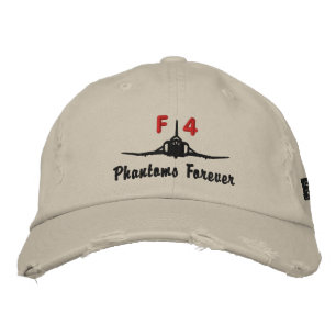 F-4 Golf Hat Broderad Keps
