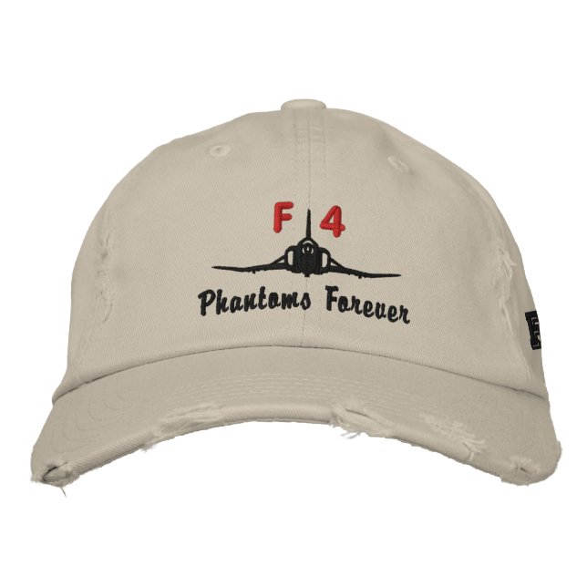 F-4 Golf Hat Broderad Keps (Framsida)