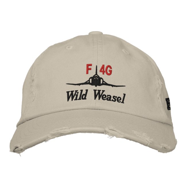 F-4 Golf Hat Broderad Keps (Framsida)