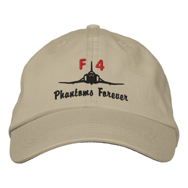 F-4 Golf Hat Broderad Keps (Framsida)