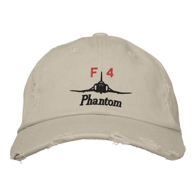 F-4 Golf Hat Broderad Keps (Framsida)