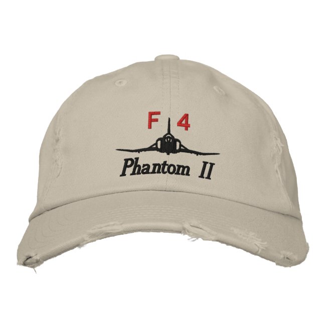F-4 Golf Hat Broderad Keps (Framsida)
