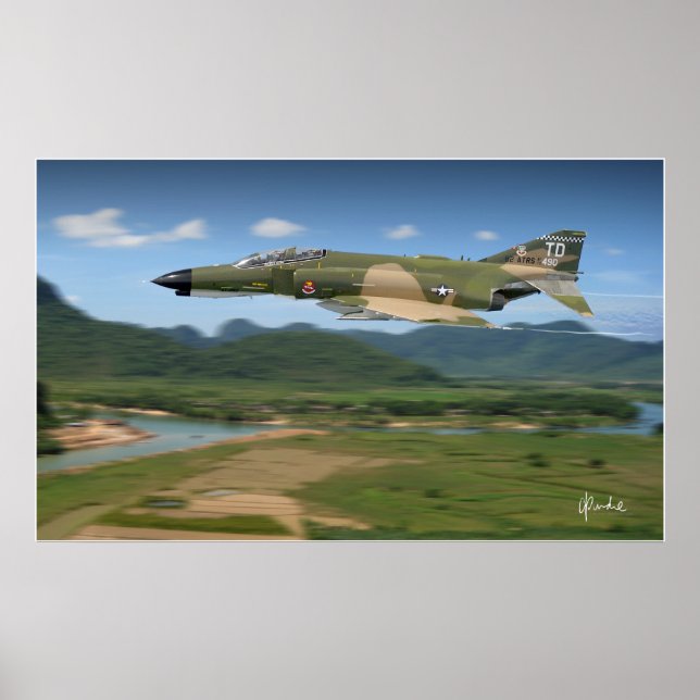 "F-4 lågpass" Poster (Framsidan)