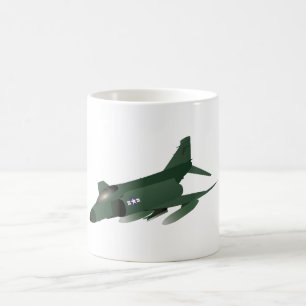 F-4 Pantom Jet-avlyssning Kaffemugg