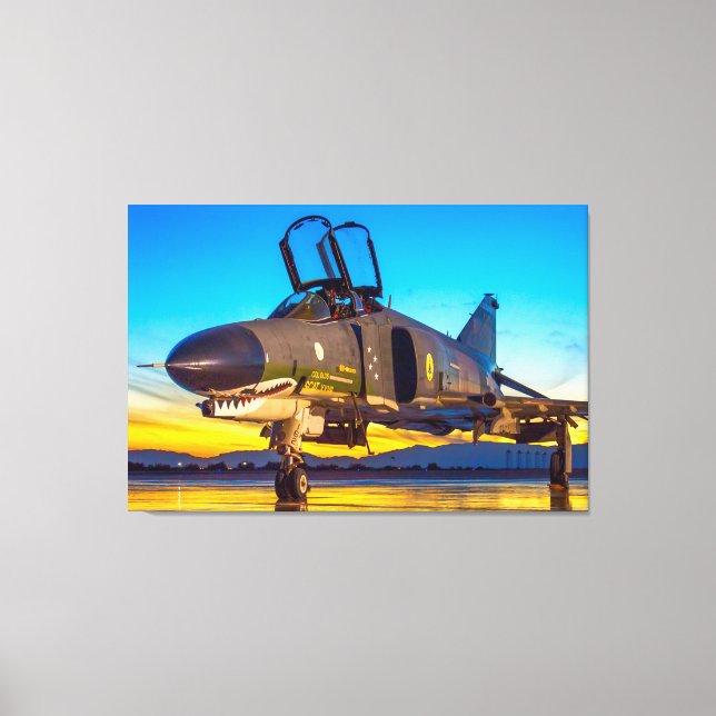 F-4 PHANTOM 36x48 Canvastryck (Framsida)