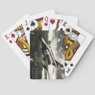 F-4 Phantom Fighter Jet Spel Kort