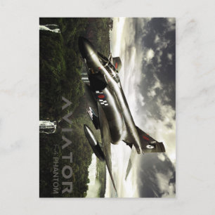 F-4 Phantom Fighter Jet Vykort